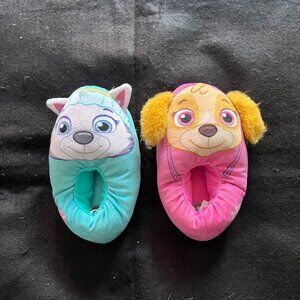 Paw Patrol Skye & Everest Toddler Slippers Size 11-12*